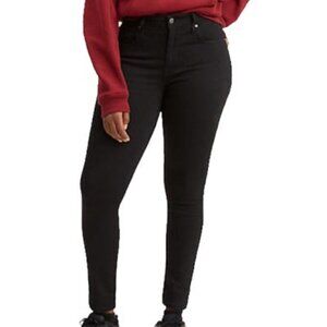 Levi 721 high rise skinny jeans womens 30 in black